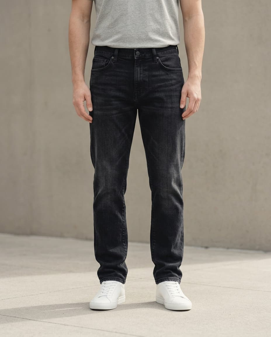 Relaxed Black Jeans