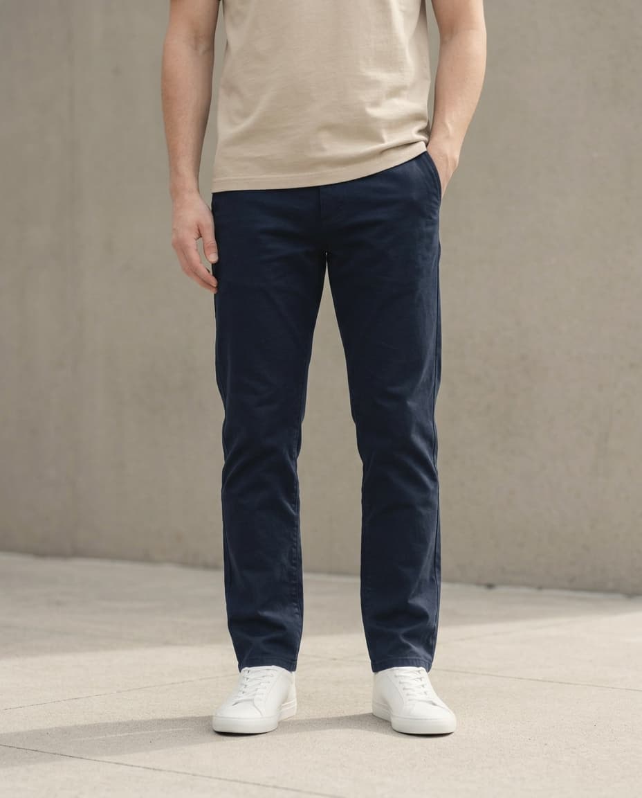 Navy Chinos